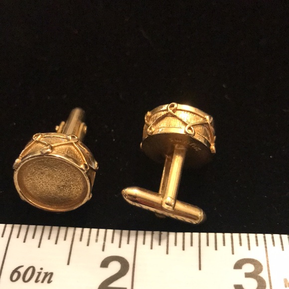 3/$15 ⭐️ Vintage swank cuff links- gold tone. Fun and fancy! Cufflinks (L) - Picture 2 of 5